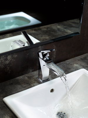 Ara Single-Handle 1.2 gpm Bathroom Faucet in Chrome - Drain Included