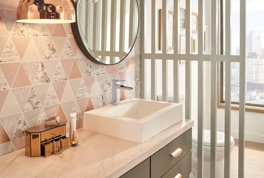 Ara Single-Handle 1.2 gpm Bathroom Faucet in Chrome - Drain Included