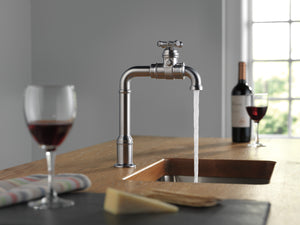 Broderick Bar Kitchen Faucet in Arctic Stainless