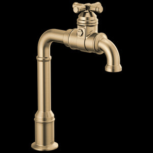 Broderick Bar Kitchen Faucet in Champagne Bronze