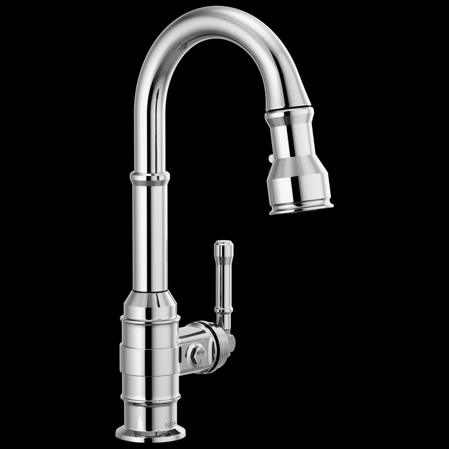 Broderick Pull-Down Bar Kitchen Faucet in Chrome