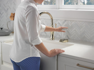 Cassidy Pull-Down Kitchen Faucet in Lumicoat Polished Nickel