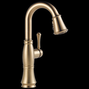 Cassidy Pull-Down Bar Kitchen Faucet in Lumicoat Champagne Bronze