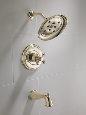 Cassidy Tub & Shower Faucet in Polished Nickel - Less Handle