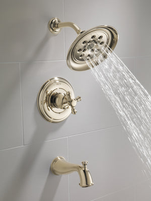 Cassidy Tub & Shower Faucet in Polished Nickel - Less Handle