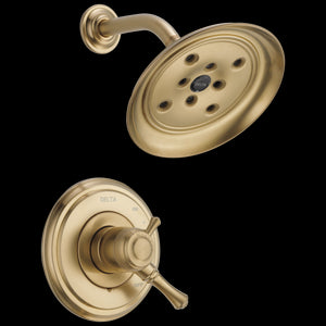 Cassidy Single-Handle Pressure Balance Shower Only Faucet in Champagne Bronze
