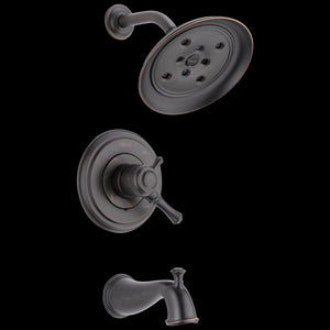 Cassidy Single-Handle Pressure Balance Tub & Shower Faucet in Venetian Bronze