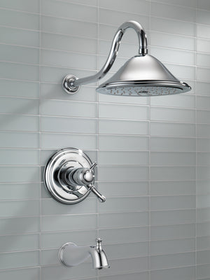 Cassidy Single-Handle Thermostatic Tub & Shower Faucet in Chrome