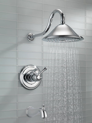 Cassidy Single-Handle Thermostatic Tub & Shower Faucet in Chrome