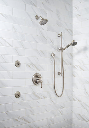 Cassidy 14 Series Three-Way Valve Trim Diverter in Stainless