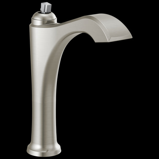 Dorval 8.5" Vessel Bathroom Faucet in Stainless - Less Handle