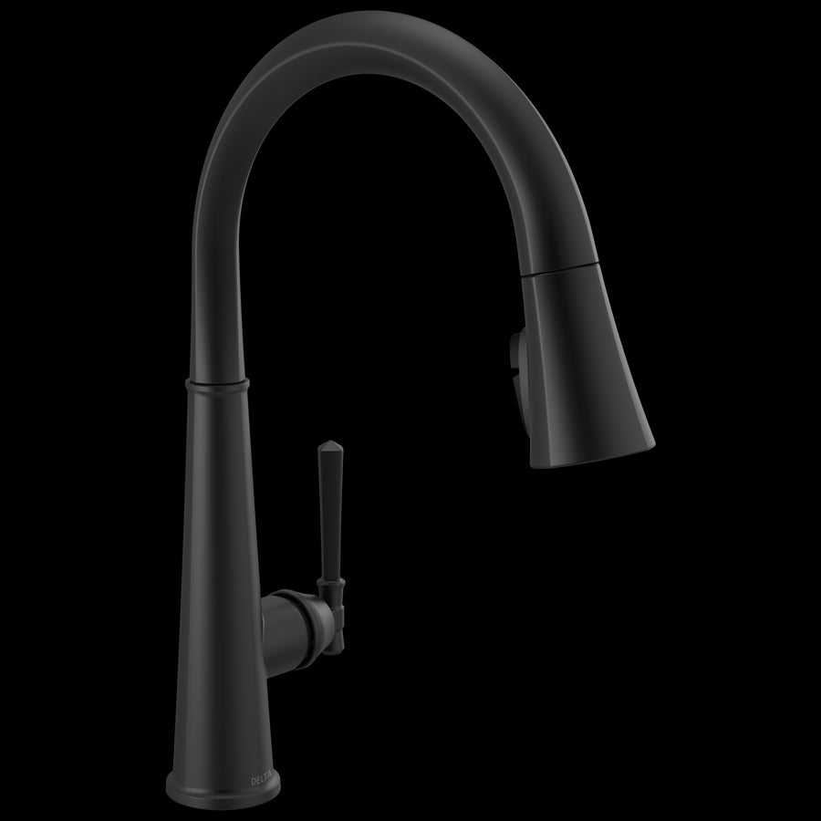 Emmeline Pull-Down Kitchen Faucet in Matte Black