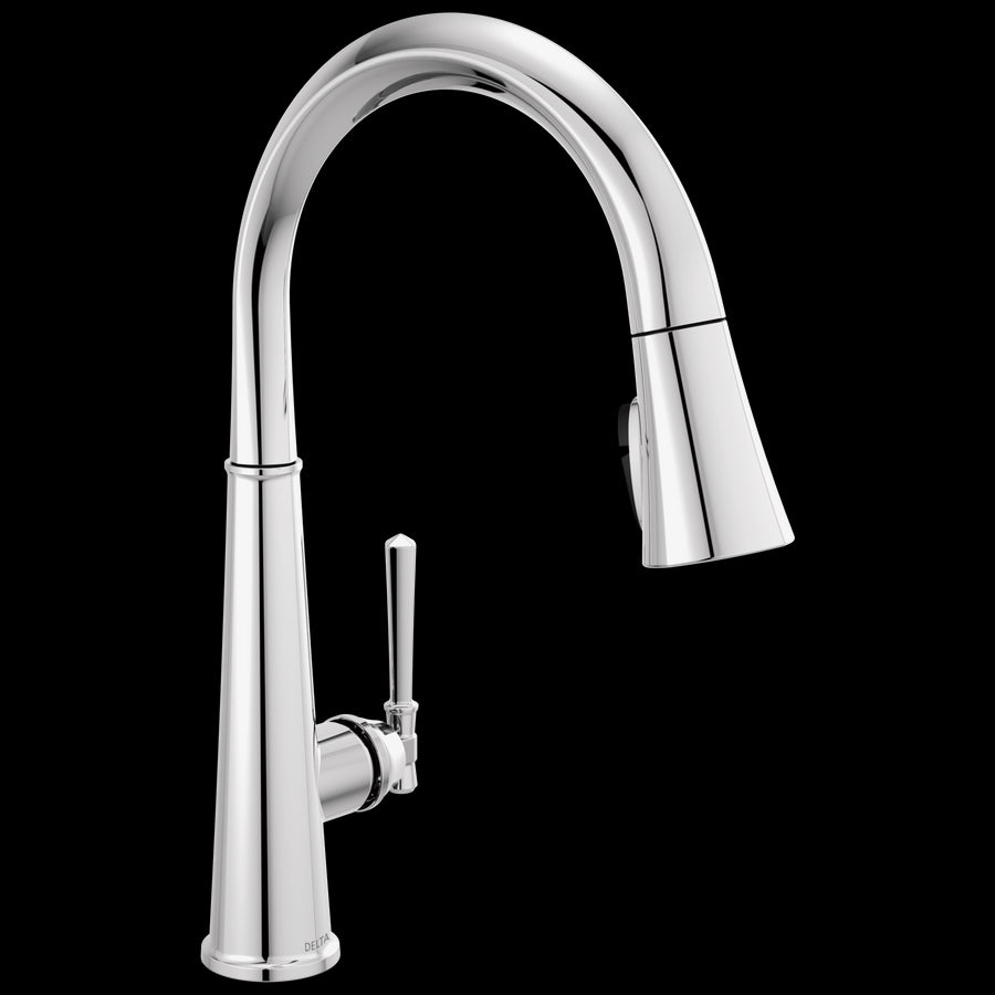 Emmeline Pull-Down Kitchen Faucet in Lumicoat Chrome