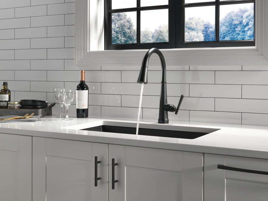 Emmeline Pull-Down Touchless Kitchen Faucet in Matte Black