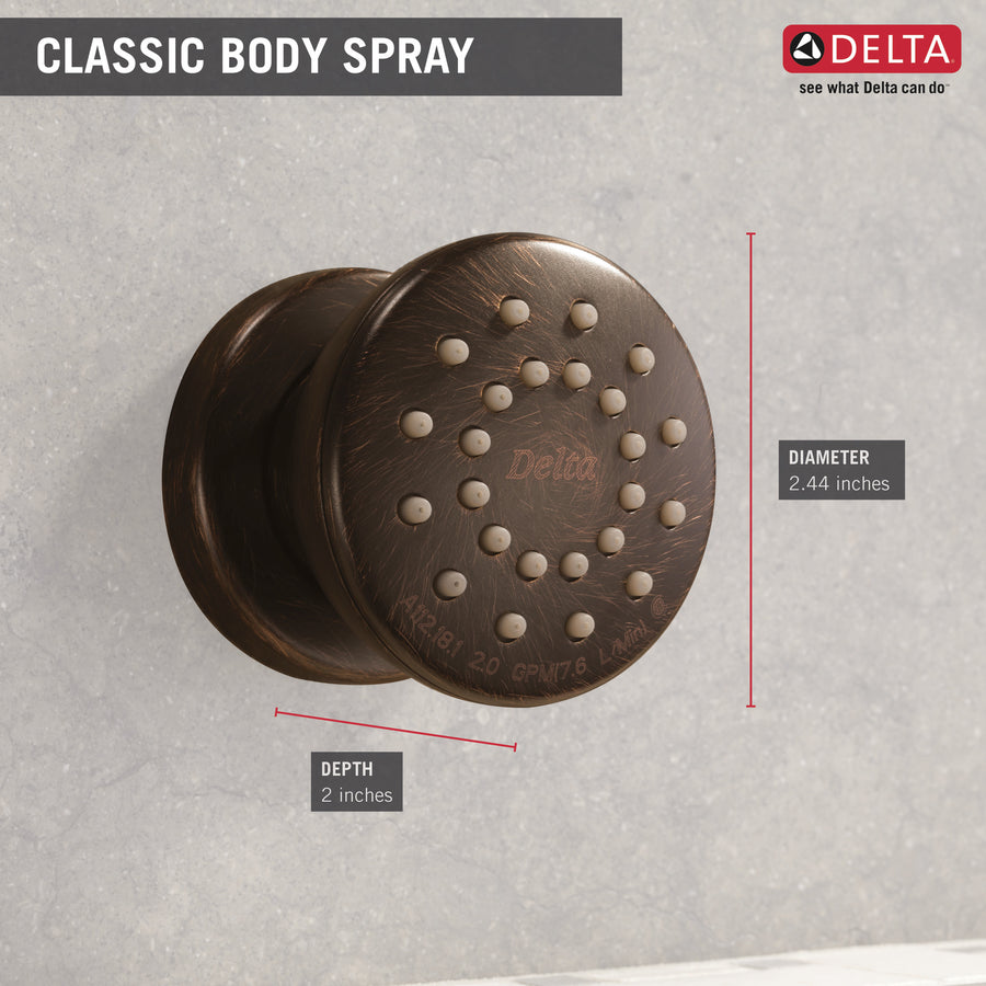 Delta Round Body Spray Faucet in Venetian Bronze