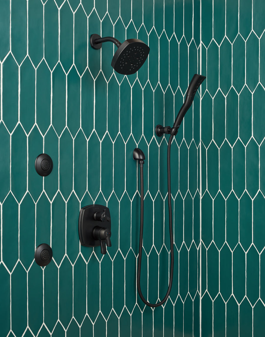 HydraChoice Body Spray Head in Matte Black