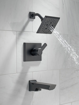 Pivotal 14 Series Single-Handle Tub & Shower Faucet in Matte Black