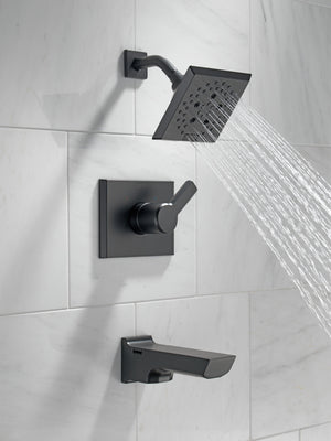 Pivotal 14 Series Single-Handle Tub & Shower Faucet in Matte Black