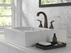 Stryke Widespread Two Lever Handle Bathroom Faucet in Venetian Bronze