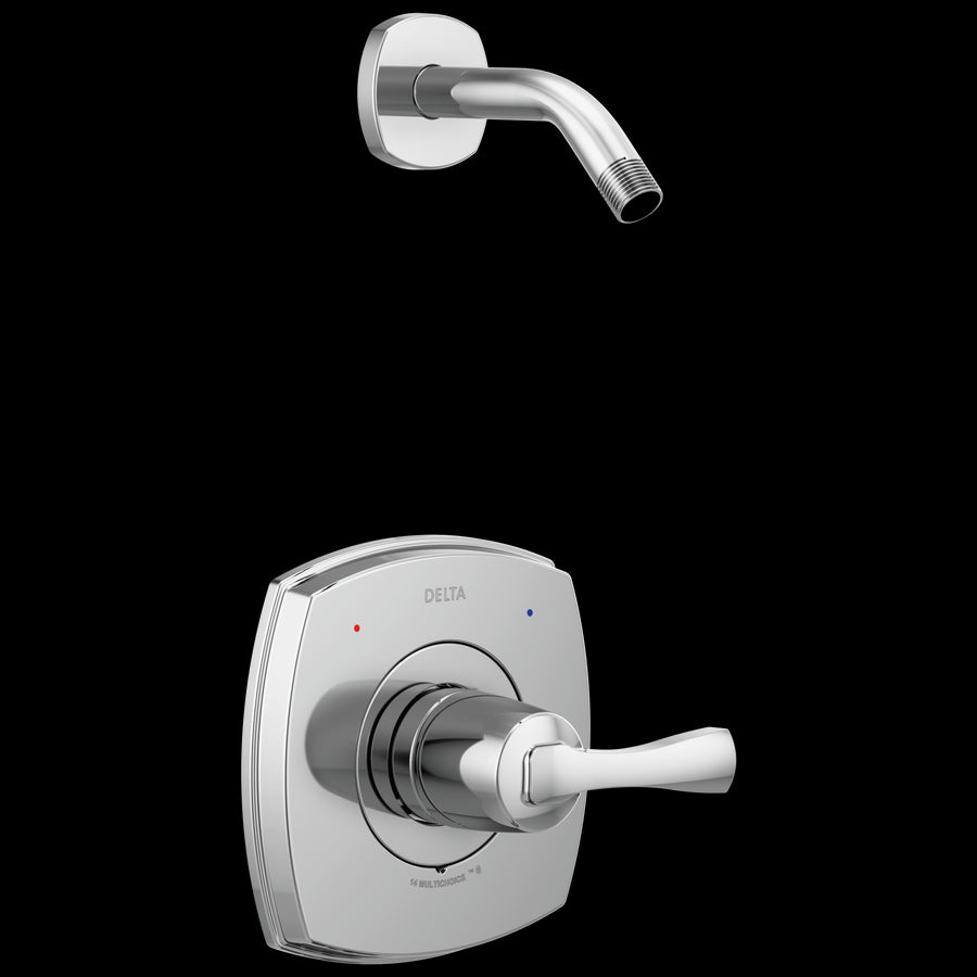 Stryke 14 Series Single Lever Handle Shower Only Faucet in Chrome - Less Showerhead