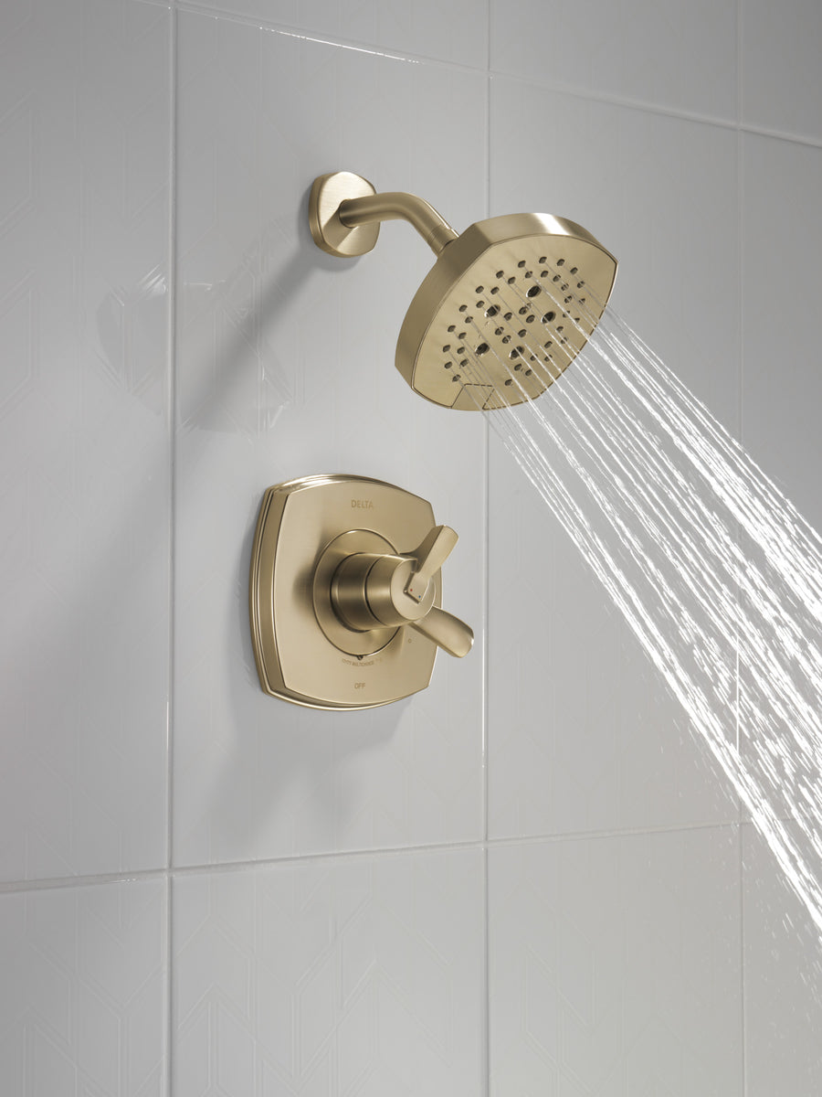 Stryke 17 Series Single-Handle Shower Only Faucet in Champagne Bronze