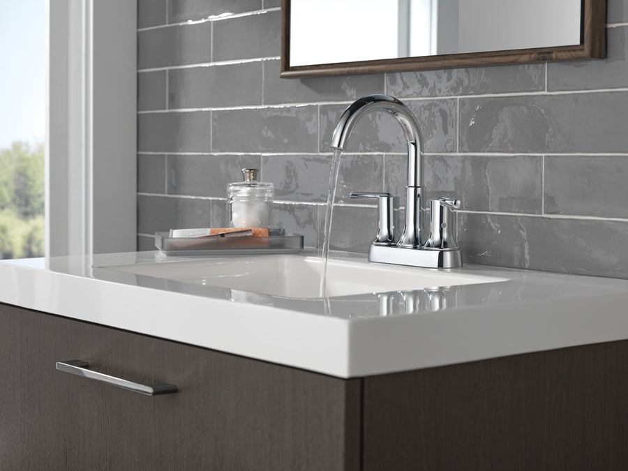 Trinsic Centerset Two-Handle Bathroom Faucet in Chrome