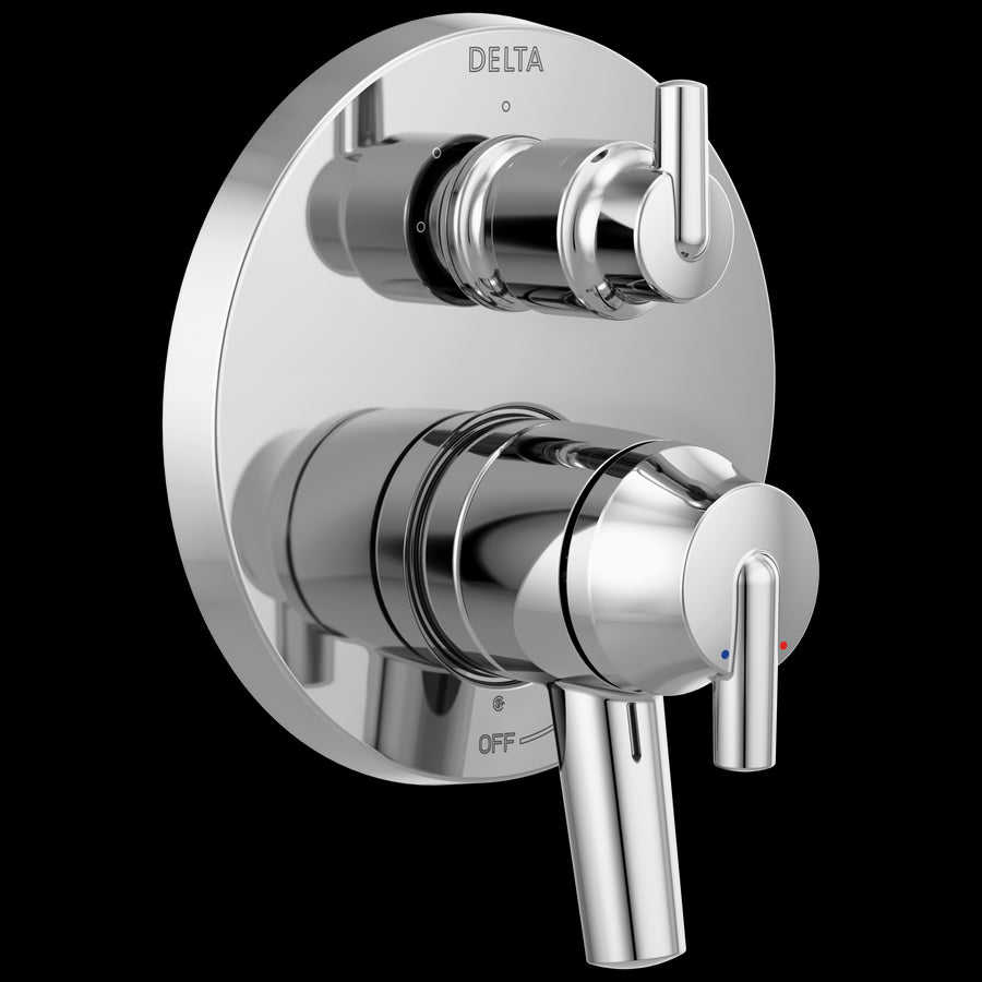 Trinsic 17 Series Three-Way Valve Trim Diverter in Chrome