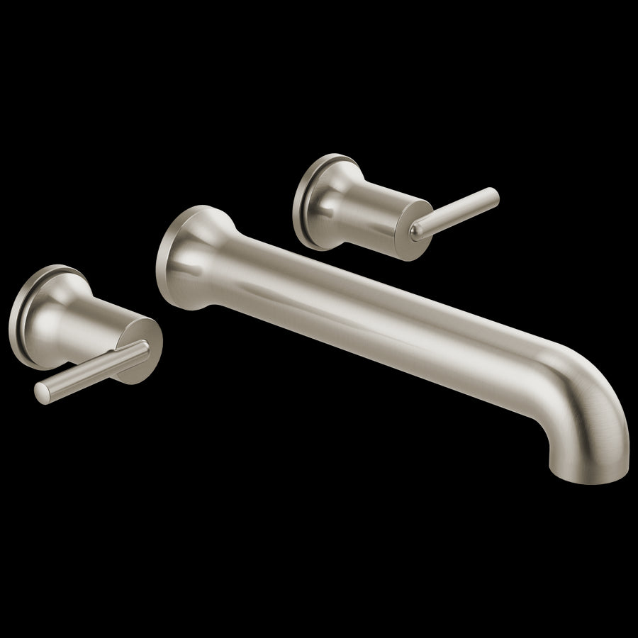 Trinsic Two-Handle Wall Mount Tub Filler in Stainless