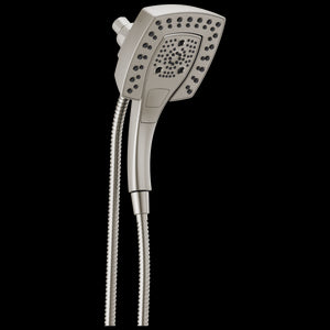 Universal Showering 2.5 gpm 5-Setting 2 in 1 Showerhead in Lumicoat Stainless
