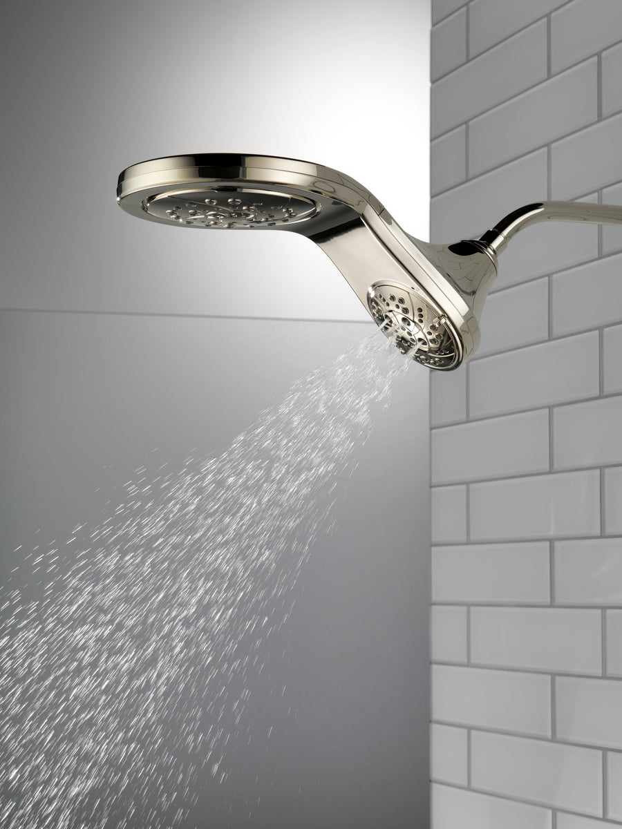 Universal Showering 2.5 gpm 5-Setting 2 in 1 Showerhead in Polished Nickel