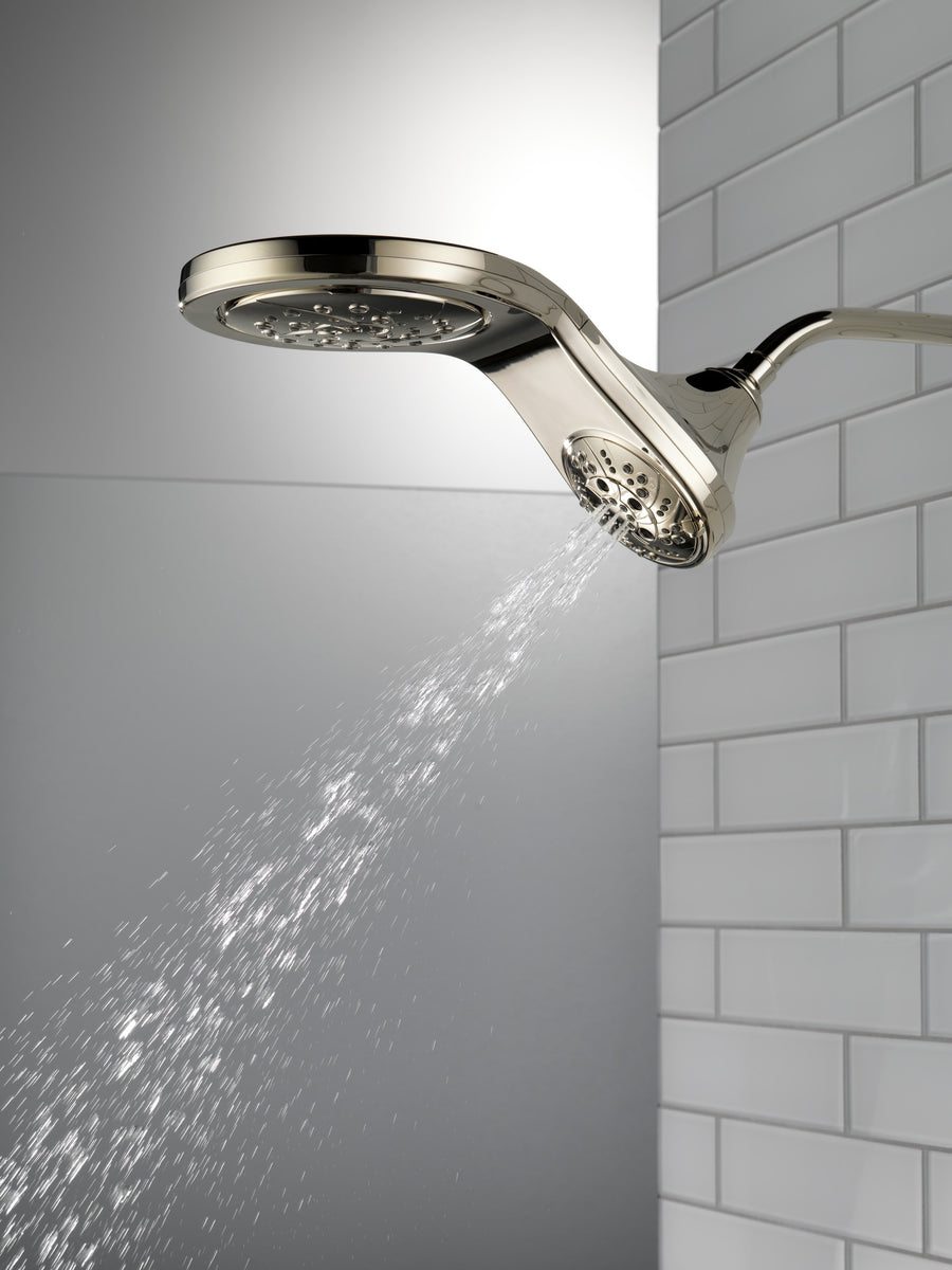 Universal Showering 2.5 gpm 5-Setting 2 in 1 Showerhead in Polished Nickel