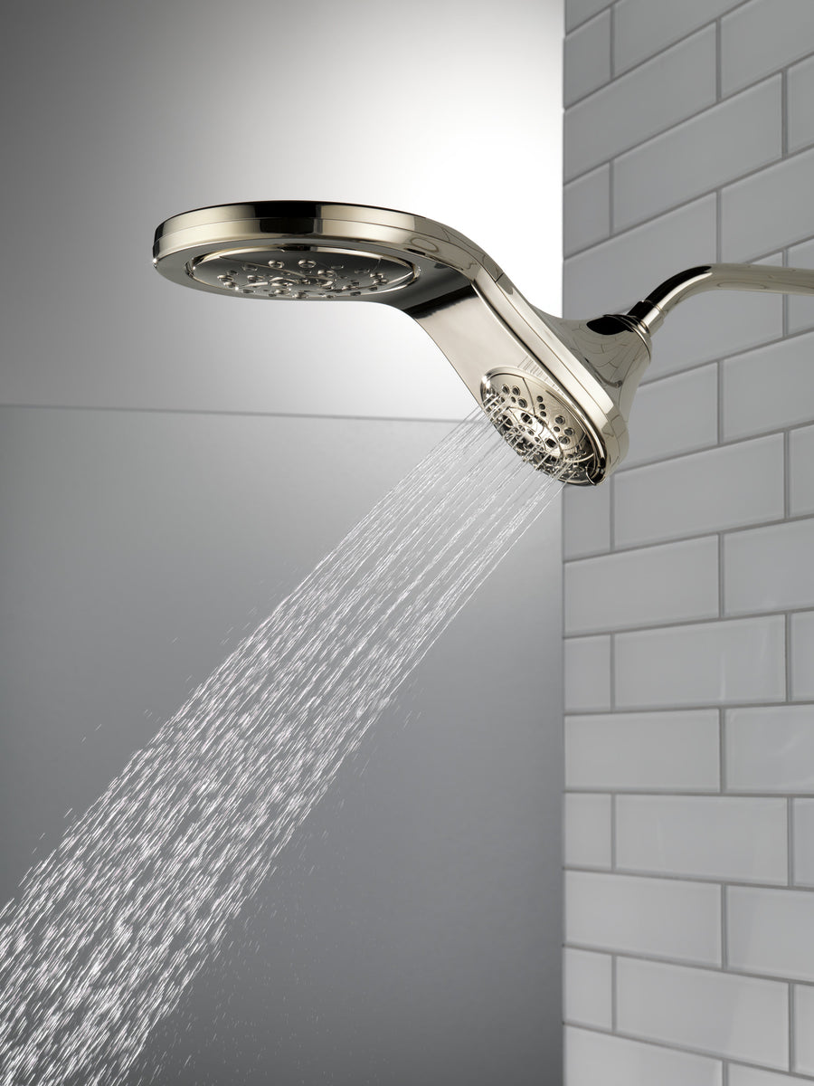 Universal Showering 2.5 gpm 5-Setting 2 in 1 Showerhead in Polished Nickel