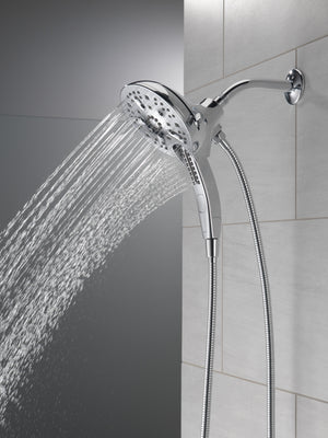 Universal Showering 2.5 gpm 2 in 1 Showerhead in Chrome with Hand Shower