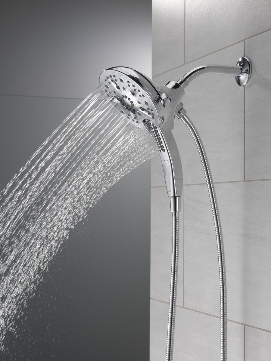 Universal Showering 2.5 gpm 2 in 1 Showerhead in Chrome with Hand Shower