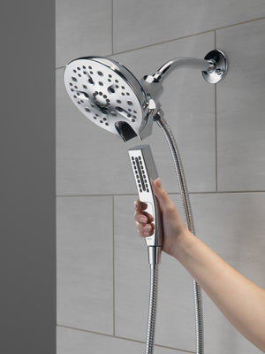 Universal Showering 2.5 gpm 2 in 1 Showerhead in Chrome with Hand Shower