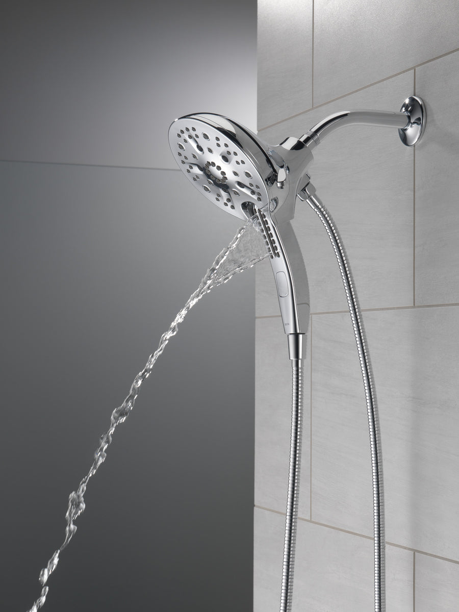 Universal Showering 2.5 gpm 2 in 1 Showerhead in Chrome with Hand Shower