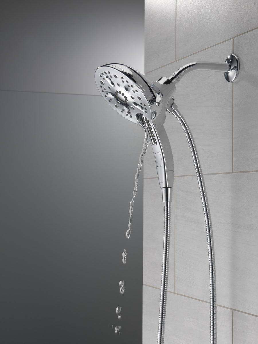 Universal Showering 2.5 gpm 2 in 1 Showerhead in Chrome with Hand Shower