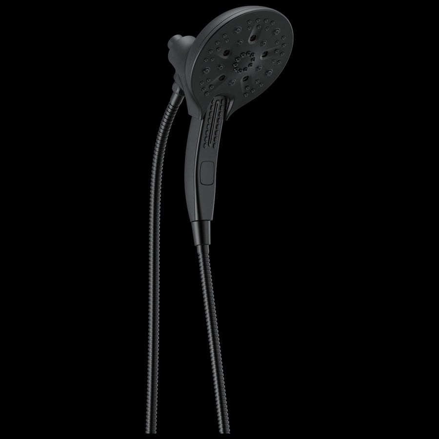 Universal Showering 2.5 gpm 2 in 1 Showerhead in Matte Black with Hand Shower