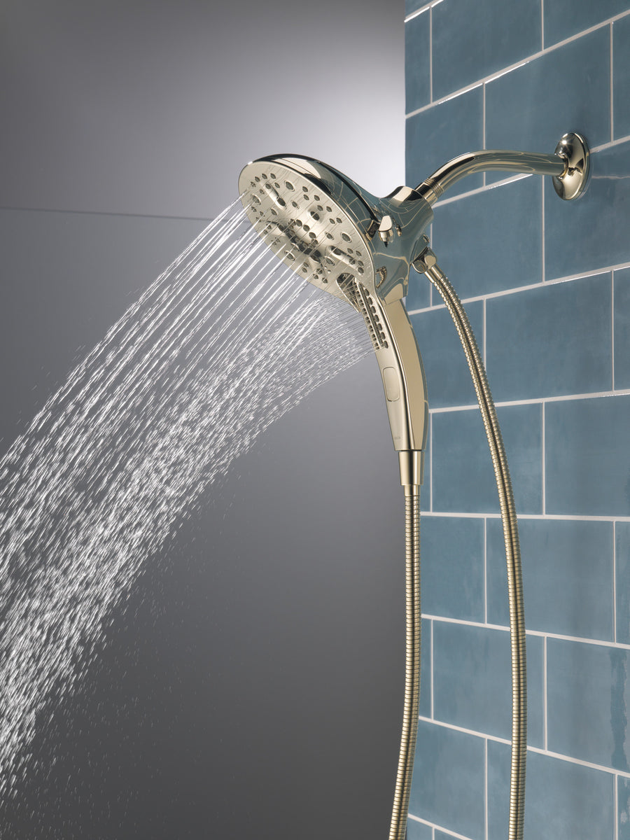 Universal Showering 2.5 gpm 2 in 1 Showerhead in Polished Nickel with Hand Shower