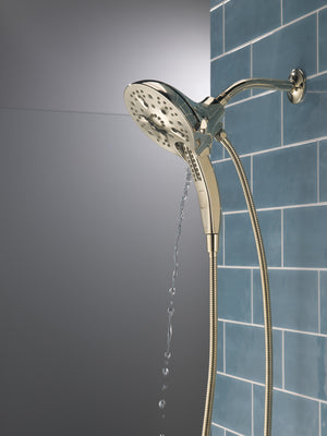 Universal Showering 2.5 gpm 2 in 1 Showerhead in Polished Nickel with Hand Shower
