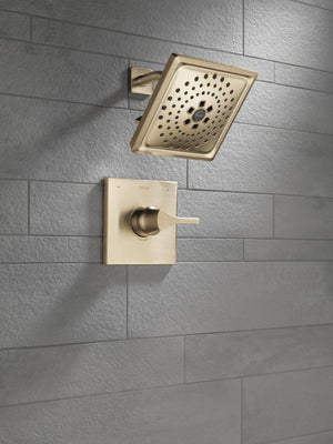 Zura 14 Series Single-Handle Shower Only Faucet in Champagne Bronze