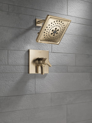 Zura 17 Series Single-Handle Shower Only Faucet in Champagne Bronze