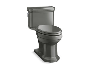 Kathryn Comfort Height Elongated 1.28 gpf One-Piece Toilet in Thunder Grey