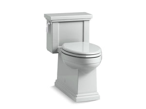 Tresham Comfort Height Elongated 1.28 gpf One-Piece Toilet in Ice Grey