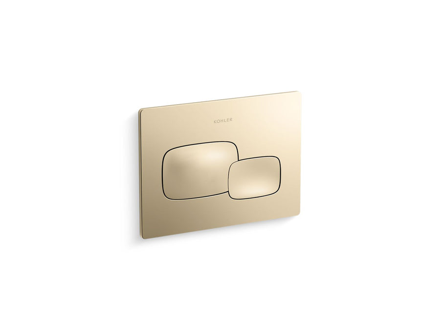 Cue Flush Actuator Plate in Vibrant French Gold