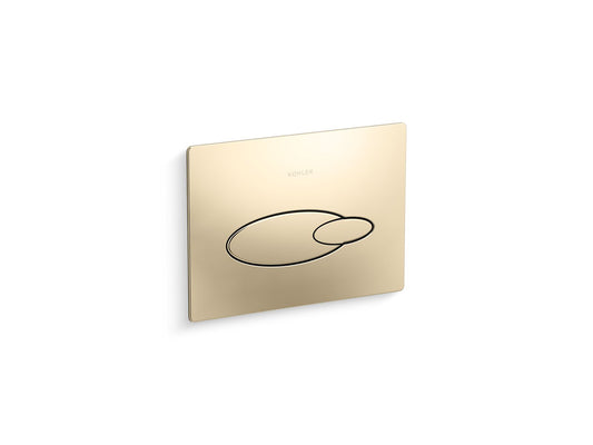 Droplet Flush Actuator Plate in Vibrant French Gold