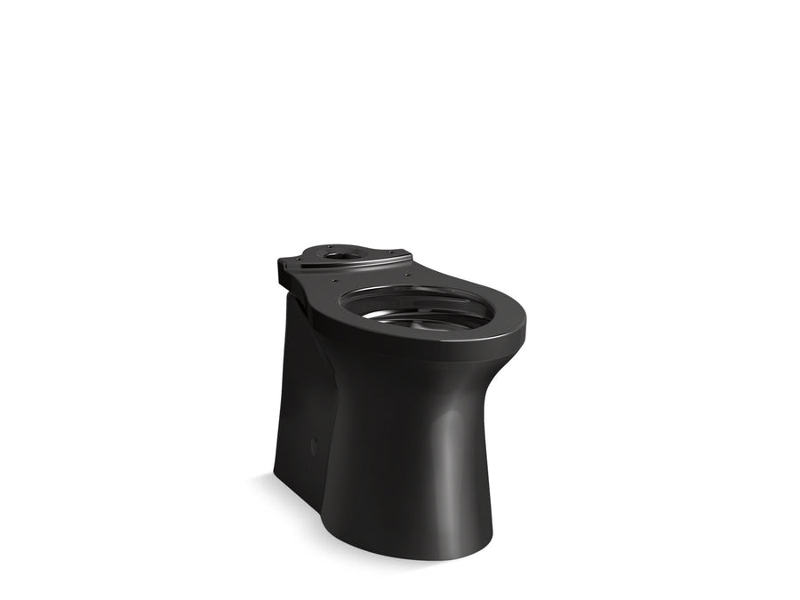 Betello Comfort Height Elongated Toilet Bowl in Black Black