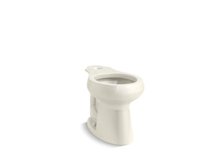 Highline Comfort Height Round Toilet Bowl in Biscuit