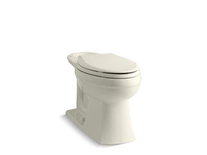 Kelston Comfort Height Elongated Toilet Bowl in Biscuit