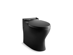Persuade Comfort Height Elongated Toilet Bowl in Black Black